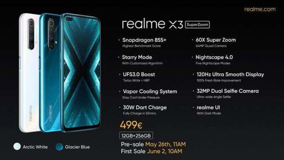 Realme X3