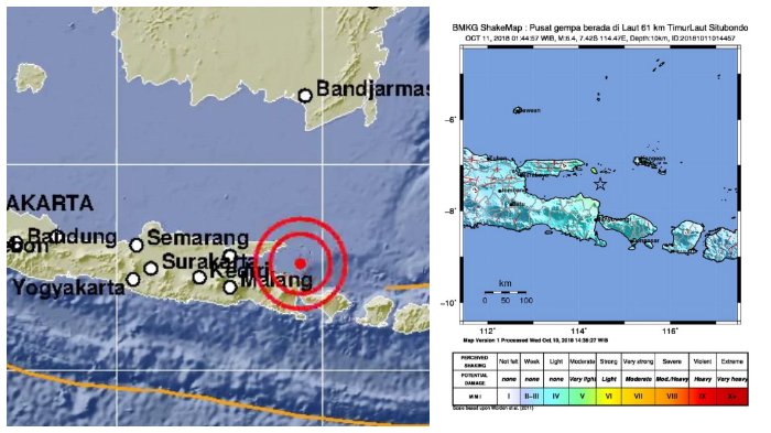 Gempa Bumi Situbondo 2018, Kejutan Dini Hari Dari Timur Jawa